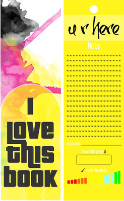 

TheFlauntStore I Love This Book - Bookmark37 Paperback Bookmark(Quotes, Multicolor)