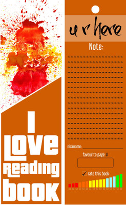 

TheFlauntStore I Love Reading This Book - Bookmark14 Paperback Bookmark(Quotes, Multicolor)