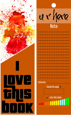 

TheFlauntStore I Love This Book - Bookmark26 Paperback Bookmark(Quotes, Multicolor)