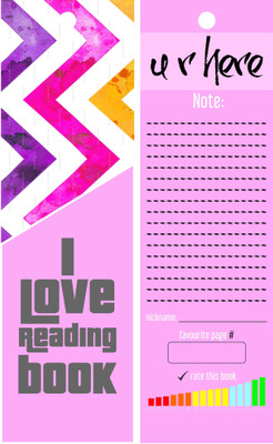 

TheFlauntStore I Love Reading This Book - Bookmark12 Paperback Bookmark(Quotes, Multicolor)