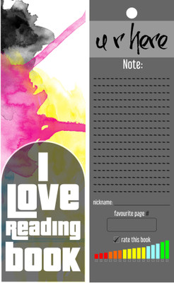 

TheFlauntStore I Love Reading This Book - Bookmark20 Paperback Bookmark(Quotes, Multicolor)