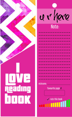 

TheFlauntStore I Love Reading This Book - Bookmark11 Paperback Bookmark(Quotes, Multicolor)
