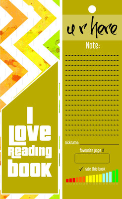 

TheFlauntStore I Love Reading This Book - Bookmark2 Paperback Bookmark(Quotes, Multicolor)