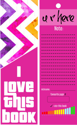 

TheFlauntStore I Love This Book - Bookmark23 Paperback Bookmark(Quotes, Multicolor)