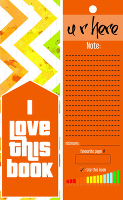 

TheFlauntStore I Love This Book - Bookmark17 Paperback Bookmark(Quotes, Multicolor)