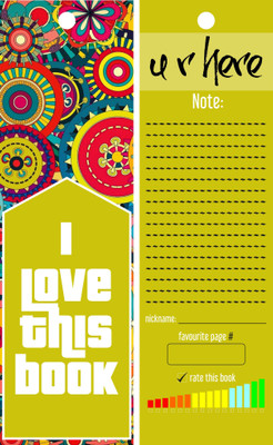 

TheFlauntStore I Love This Book - Bookmark9 Paperback Bookmark(Quotes, Multicolor)