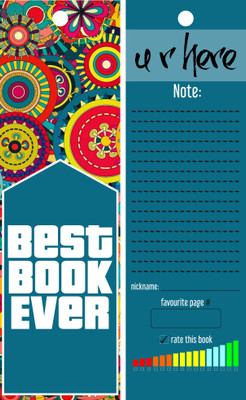 

TheFlauntStore Best Book Ever blue - Bookmark Paperback Bookmark(Quotes, Multicolor)