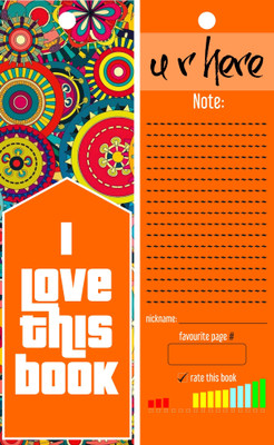 

TheFlauntStore I Love This Book - Bookmark3 Paperback Bookmark(Quotes, Multicolor)