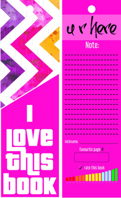 

TheFlauntStore I Love This Book - Bookmark22 Paperback Bookmark(Quotes, Multicolor)