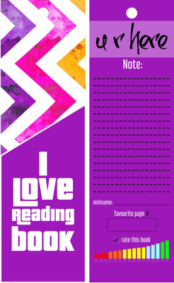 

TheFlauntStore I Love Reading This Book - Bookmark8 Paperback Bookmark(Quotes, Multicolor)
