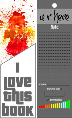 

TheFlauntStore I Love This Book - Bookmark31 Paperback Bookmark(Quotes, Multicolor)