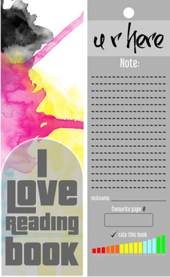 

TheFlauntStore I Love Reading This Book - Bookmark23 Paperback Bookmark(Quotes, Multicolor)