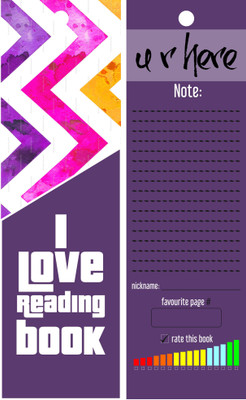 

TheFlauntStore I Love Reading This Book - Bookmark9 Paperback Bookmark(Quotes, Multicolor)