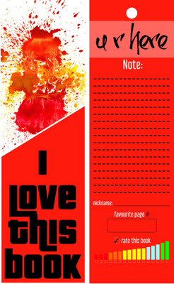 

TheFlauntStore I Love This Book - Bookmark25 Paperback Bookmark(Quotes, Multicolor)