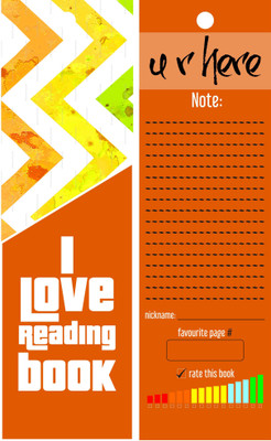 

TheFlauntStore I Love Reading This Book - Bookmark4 Paperback Bookmark(Quotes, Multicolor)