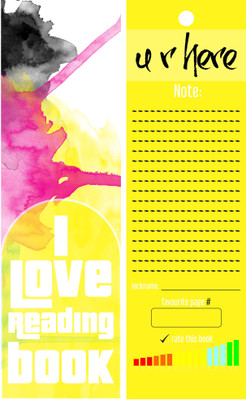 

TheFlauntStore I Love Reading This Book - Bookmark21 Paperback Bookmark(Quotes, Multicolor)