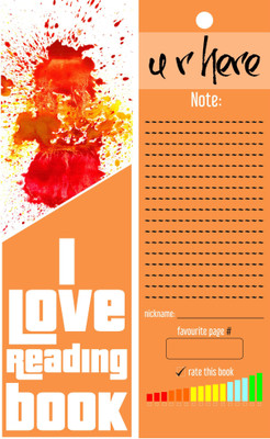 

TheFlauntStore I Love Reading This Book - Bookmark13 Paperback Bookmark(Quotes, Multicolor)