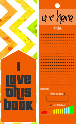 

TheFlauntStore I Love This Book - Bookmark18 Paperback Bookmark(Quotes, Multicolor)