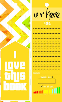 

TheFlauntStore I Love This Book - Bookmark15 Paperback Bookmark(Quotes, Multicolor)