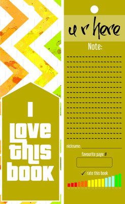 

TheFlauntStore I Love This Book - Bookmark16 Paperback Bookmark(Quotes, Multicolor)