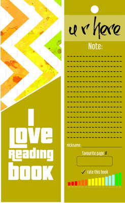 

TheFlauntStore I Love Reading This Book - Bookmark7 Paperback Bookmark(Quotes, Multicolor)