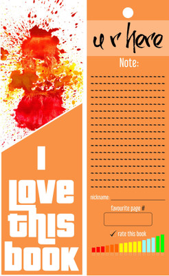 

TheFlauntStore I Love This Book - Bookmark32 Paperback Bookmark(Quotes, Multicolor)