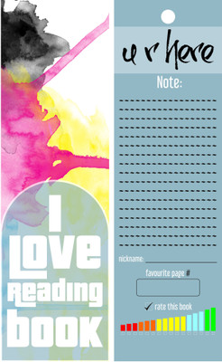 

TheFlauntStore I Love Reading This Book - Bookmark25 Paperback Bookmark(Quotes, Multicolor)