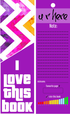 

TheFlauntStore I Love This Book - Bookmark20 Paperback Bookmark(Quotes, Multicolor)
