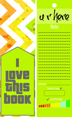 

TheFlauntStore I Love This Book - Bookmark13 Paperback Bookmark(Quotes, Multicolor)