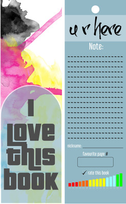 

TheFlauntStore I Love This Book - Bookmark33 Paperback Bookmark(Quotes, Multicolor)