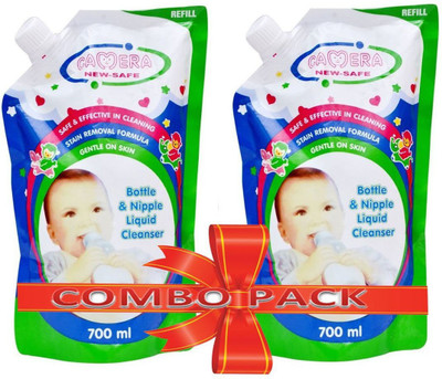 

Chinmay Kids Baby Bottle And Nipple Liquid Cleanser for Fruits, Bottles,sippers, Accessories & Toys (700ml Combo Pack)(White)