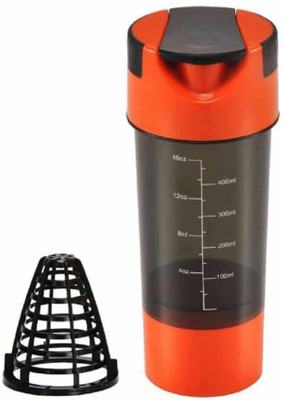 

VibeX ™ Cyclone Gymcum Sipper 500 ml Shaker(Pack of 1, Red)