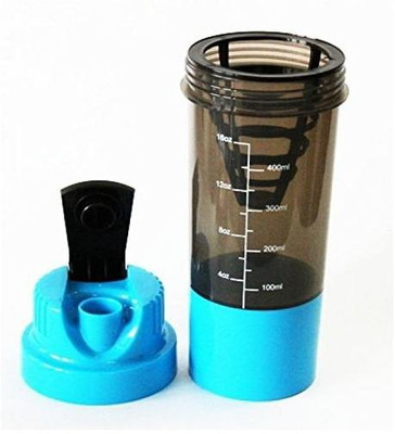 

VibeX ® Smart Advanced Gym 480 ml Shaker(Pack of 1, Blue)