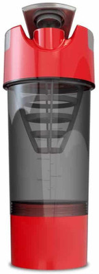

VibeX ™ Nutrition Cyclone Shaker Bottle 500 ml Shaker(Pack of 1, Red)