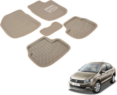 MOCKHE EVA 3D Mat For  Volkswagen Vento(Beige)