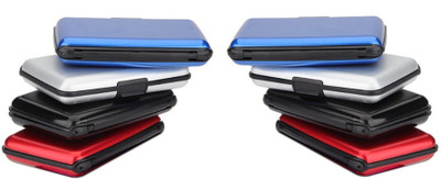 

Menzy Multi Cards Carry & Store Pocket Wallets 6 Card Holder(Set of 8, Multicolor)