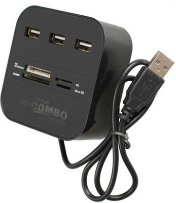 

Freya Combo All In One 3 Port USB ADAPTOR + USB HUB + Card Reader(Multicolor)