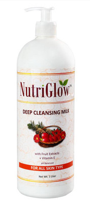 

NutriGlow Without Pump Deep Milk With Fruit Extracts+ Vitamin E pH Balanced(1000 ml)