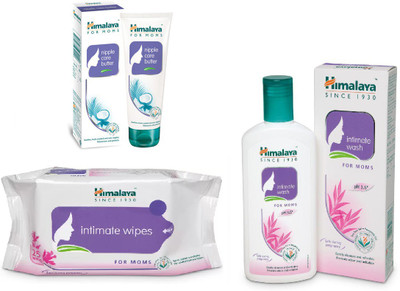 

Himalaya Nipple Care Butter, Intimate Wipes, Intimate Wash(Set of 3)