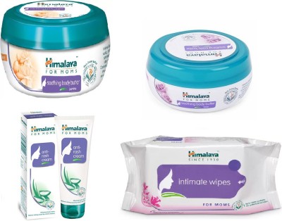 

Himalaya Soothing Body Butter, Anti Rash Cream, Intimate Wipes, Soothing Body Butter(Set of 4)