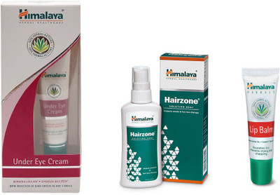 

Himalaya under eye cream, hairzone solution , lip balm(Set of 3)