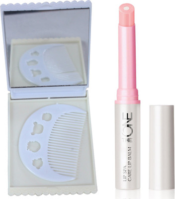 

Oriflame Sweden The ONE Lip Spa Care Lip Balm 1.7g ( Transparent - 31442 ) With Comb & Mirror Set(Set of 3)