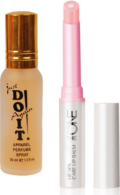 

Oriflame Sweden The ONE Lip Spa Care Lip Balm 1.7g ( Transparent - 31442 ) With Just Doit Parfume 30ml(Set of 2)