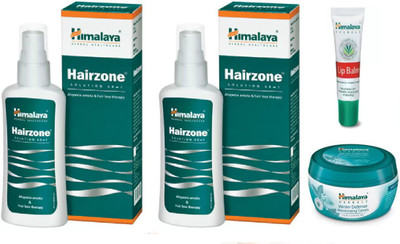 

Himalaya Hairzone Solution, Hairzone Solution, Lip Balm, Winter Defense Moisturizing Cream(Set of 4)