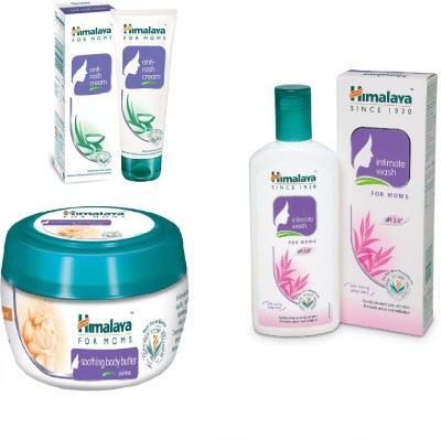 

Himalaya Anti Rash Cream, Soothing Body Butter, Intimate Wash(Set of 3)