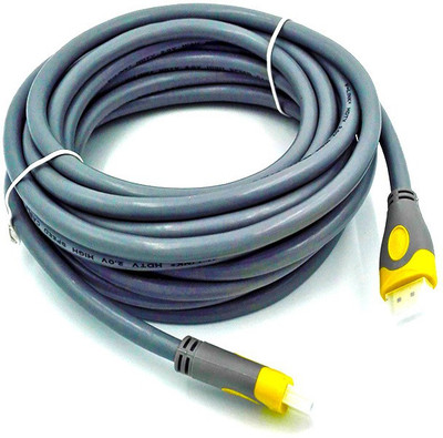 

SP SHIELD PLUS SP HDMI to HDMI 2.0 4K2K 3D cable for HDTV PC laptop HDMI Cable(Compatible with Mobile, Laptop, Tablet, Mp3, Gaming Device, Grey & Yellow)