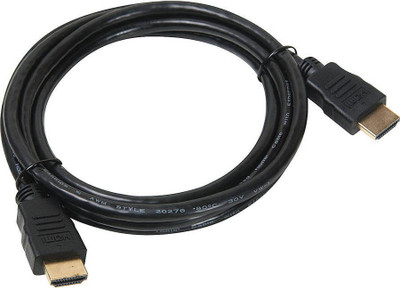 

SP SHIELD PLUS SP HDMI CABLE ROUND TYPE HDMI Cable(Compatible with Mobile, Laptop, Tablet, Mp3, Gaming Device, Black)