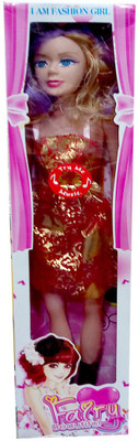

Shoppernation Fancy 1 1/2 Ft Fashion Kids Doll(Multicolor)