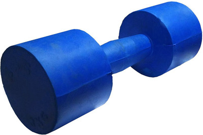 

HRS Rubber Dumbbell Fixed Weight Dumbbell(6 kg), Red;yellow;blue