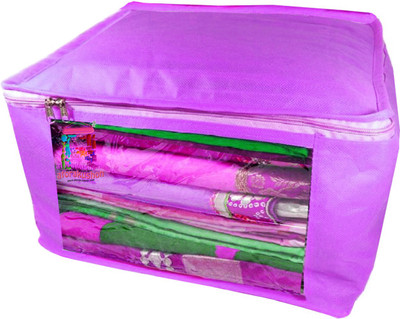 

Atorakushon new and modern stylish dresses covers Non Woven Saree wardrobe orgniser, cover / Wedding Gift, Regular Clothes Bag, Vanity pouch, Set Of 1 (purple) at big Non woven saree 1pcs purple(Purple)